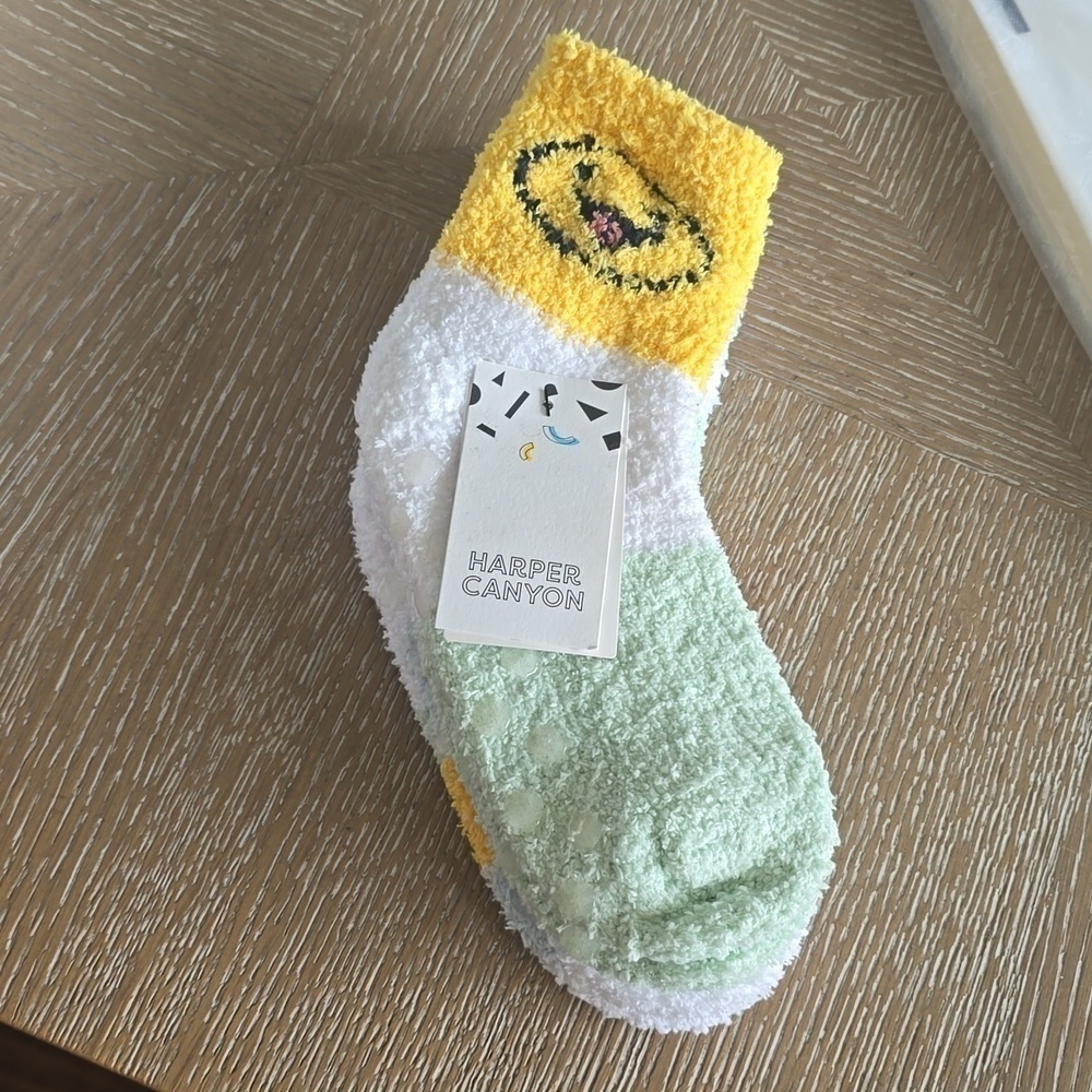 NWT WS Mouse Creek Smile & Stripe Hepper Canyon socks Size ML